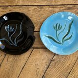 Pair of Gabriel Fourmaintraux plates