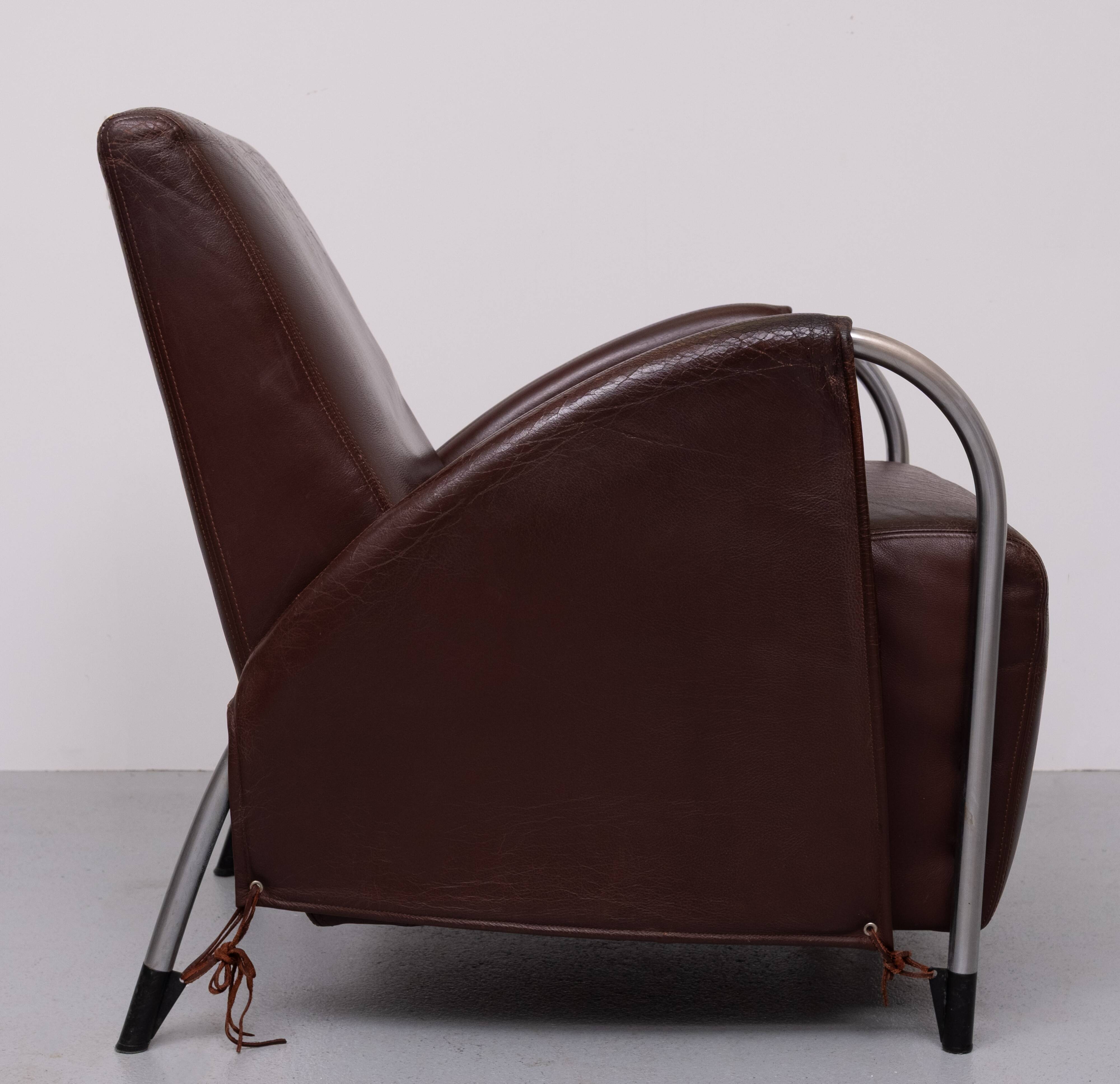 Art Deco lounge chair Design Jan des Bouvrie for Gelderland