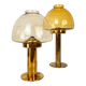 Pair of brass candle holders by Hans-Agne Jakobsson L102/32, Sweden, 1970.