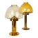 Pair of brass candle holders by Hans-Agne Jakobsson L102/32, Sweden, 1970.