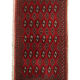 Tapis turkmène persan en laine rouge tissé à la main tapis oriental de petite surface - 60x130cm