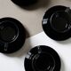 Batch of black cups