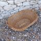 Handmade wicker laundry basket