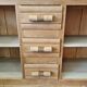 Enfilade brutalist style 40s renovated in raw wood