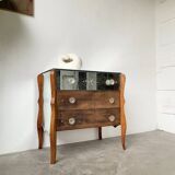 60s mirrored chest of drawers