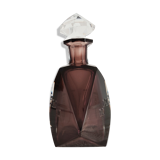 Val Saint Lambert crystal amethyst-coloured carafe