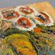 Bouquet of flowers oil on canvas painting
