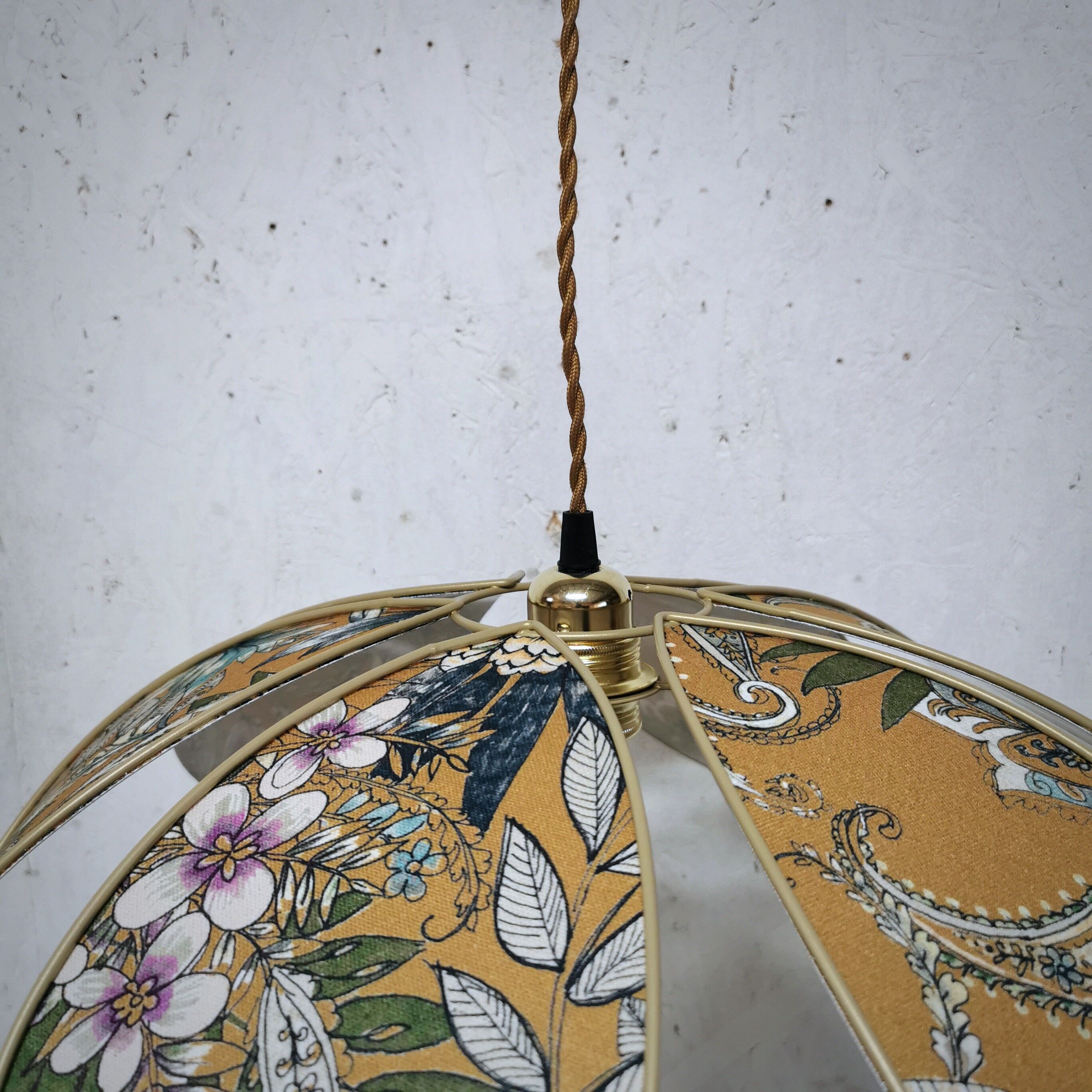 Hanging lamp flower 6 petals
