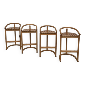 Set de 4 tabourets Allmimö - massif
