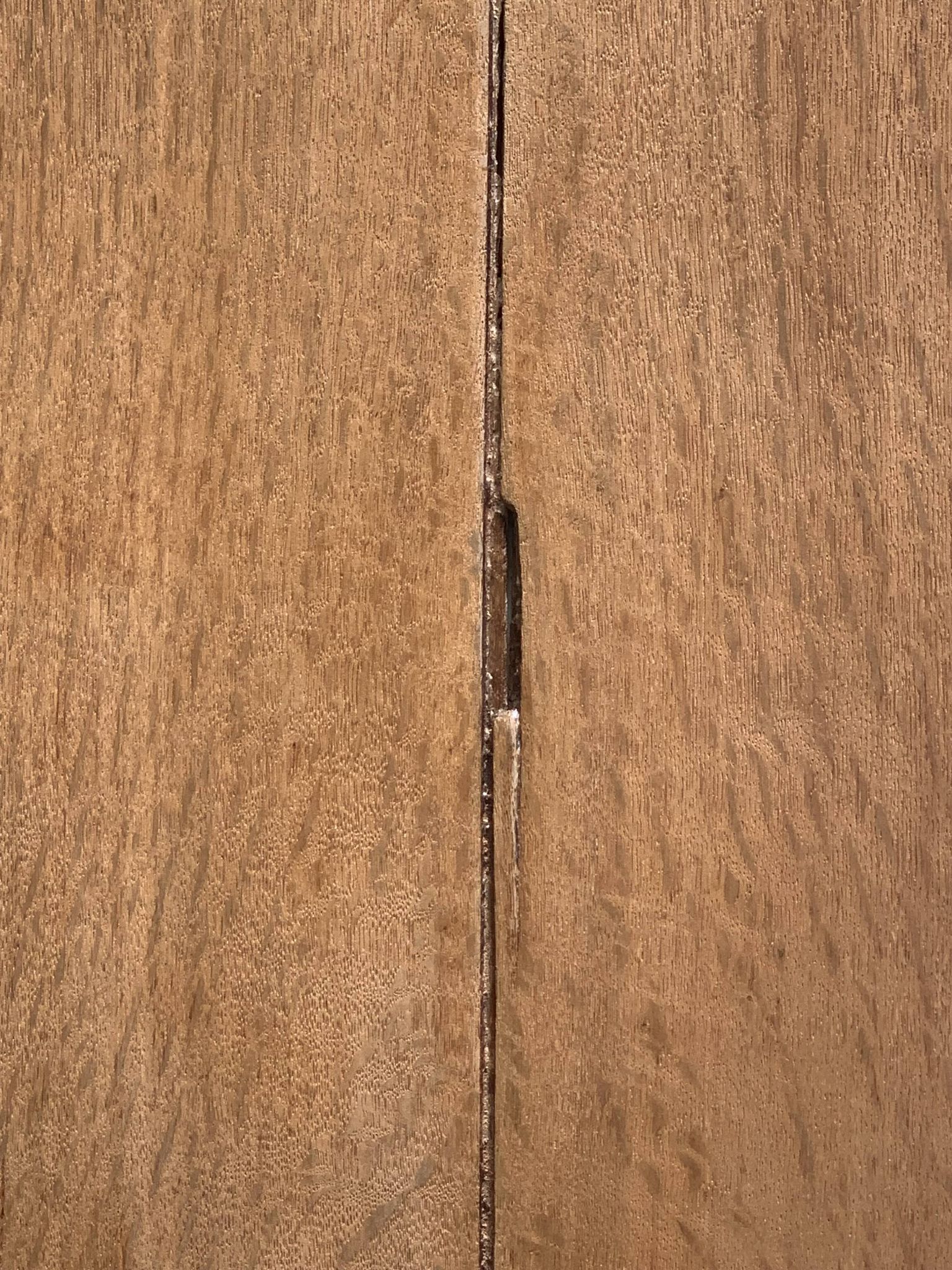 High Empire chest of drawers in solid raw oak
