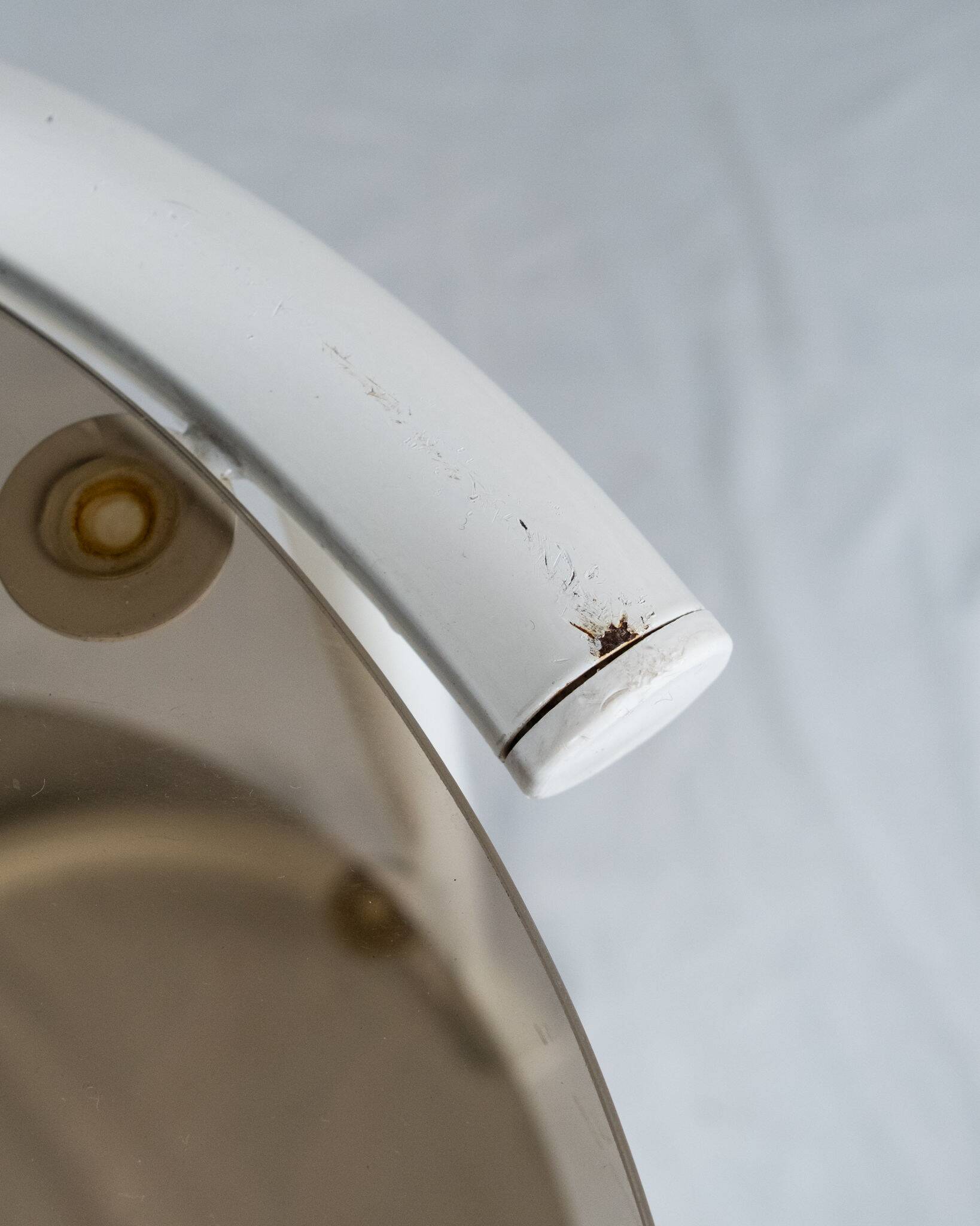 Lacquered side table with two shelves, France, 1970s
