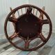 Fauteuil pivotant en bambou des années 70