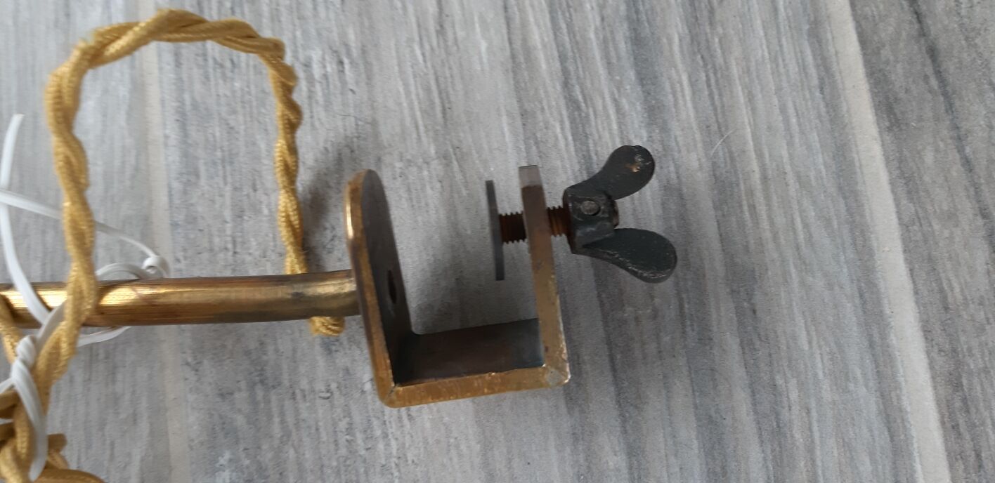 Art deco swan neck lamp