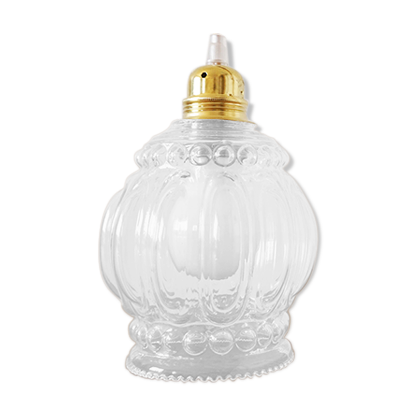 Suspension molded glass globe player