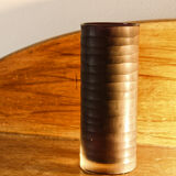 Multilayer tubular glass vase