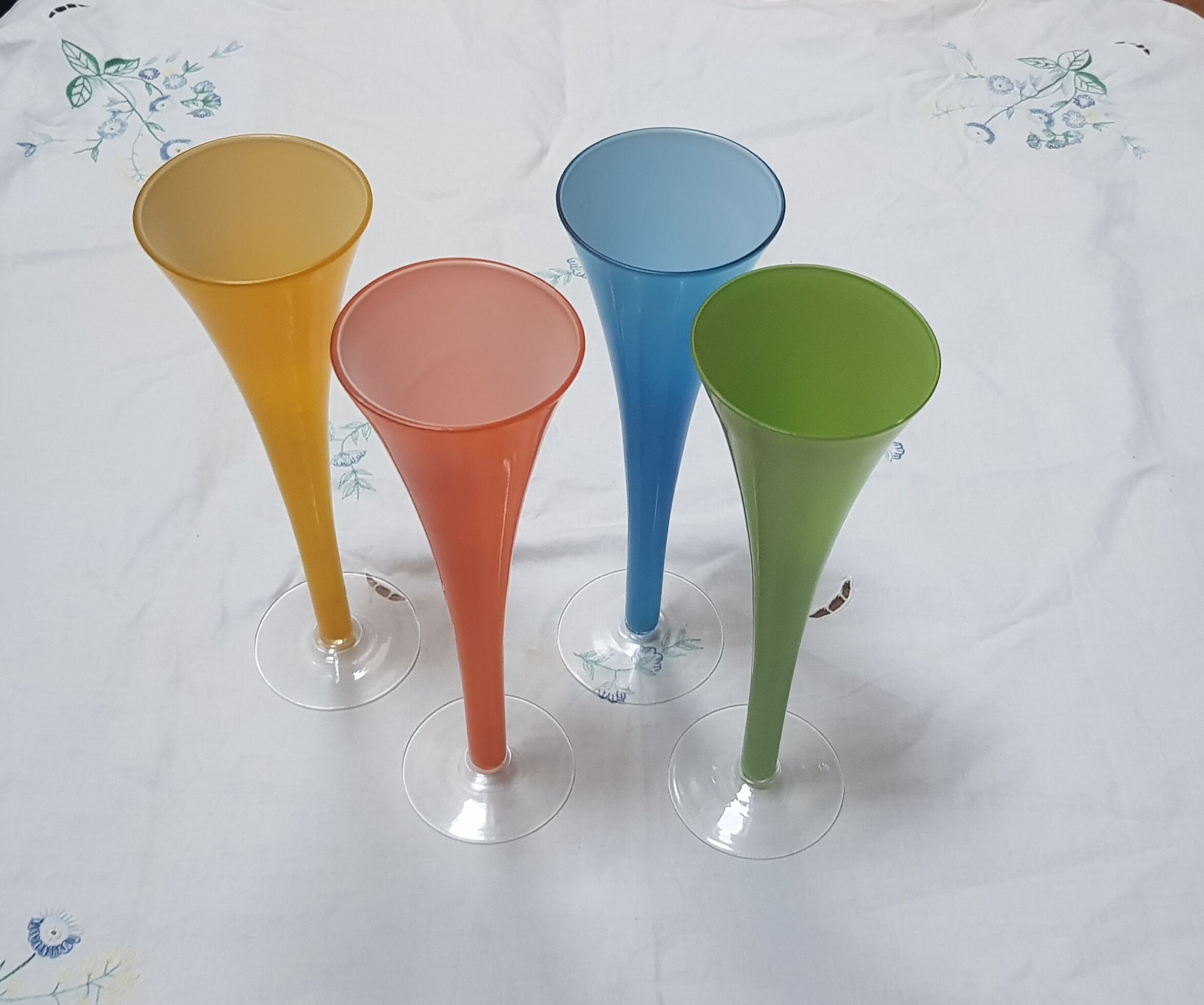 Colorful flutes