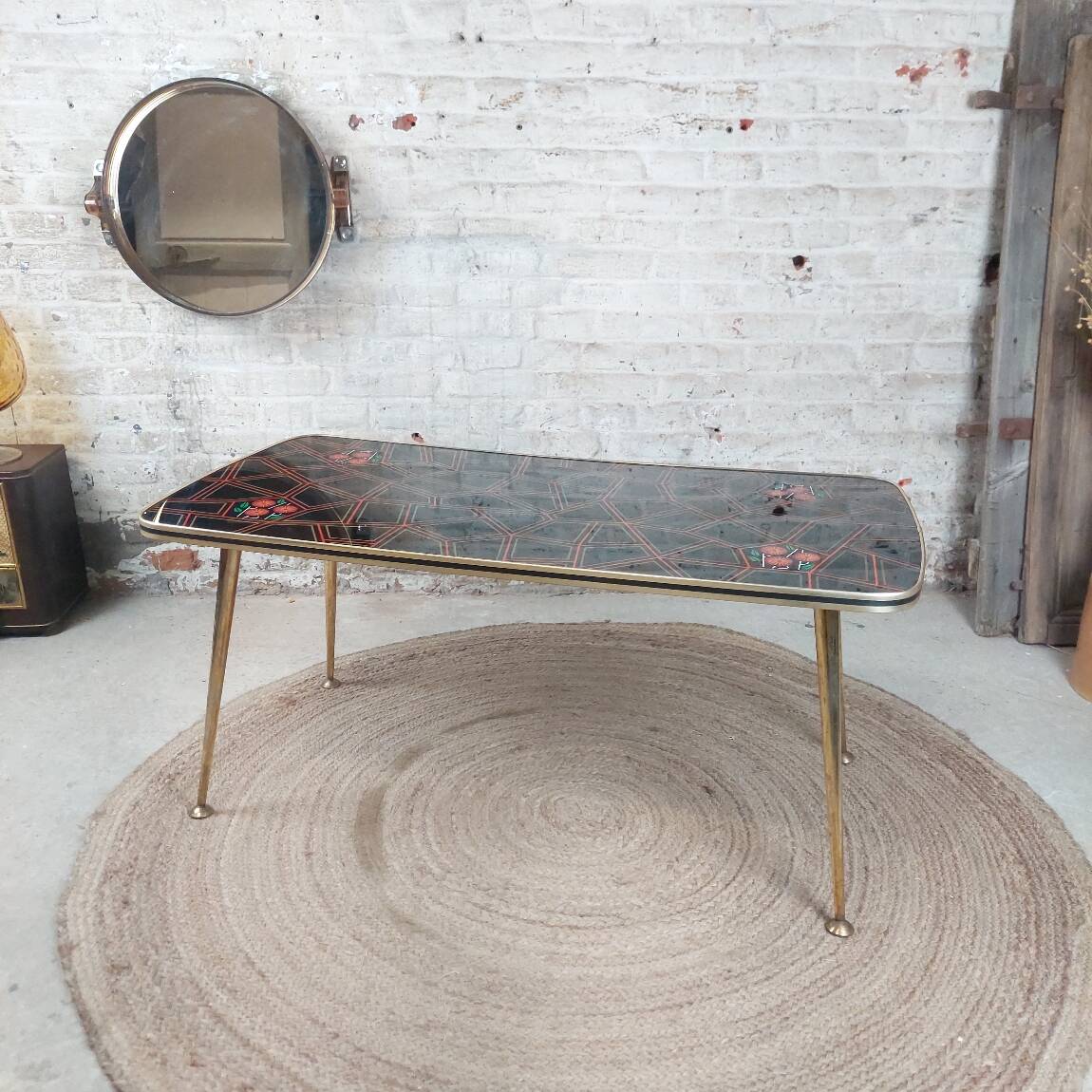 Table basse rétro