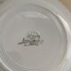 Six assiettes creuses bleues