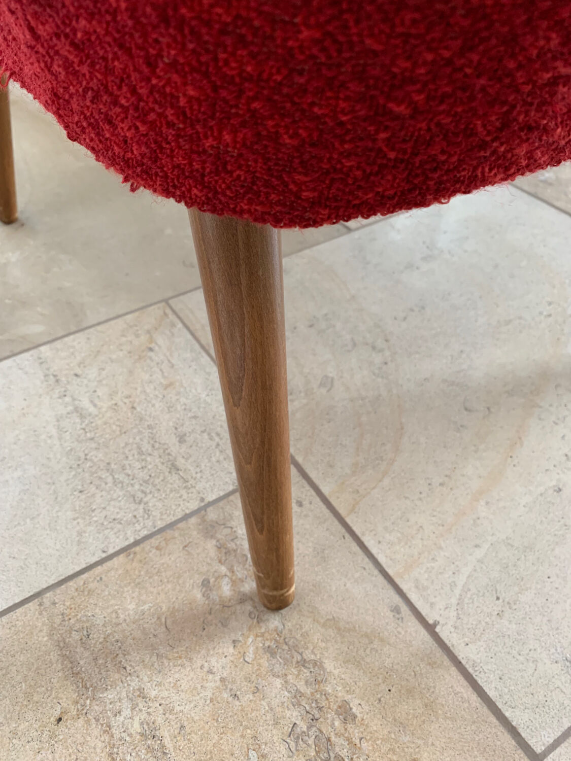 Armchair red cocktail 50s-60s