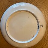 Dish with 3 trompe l'oeil apples with foliage, art deco slip no. 15