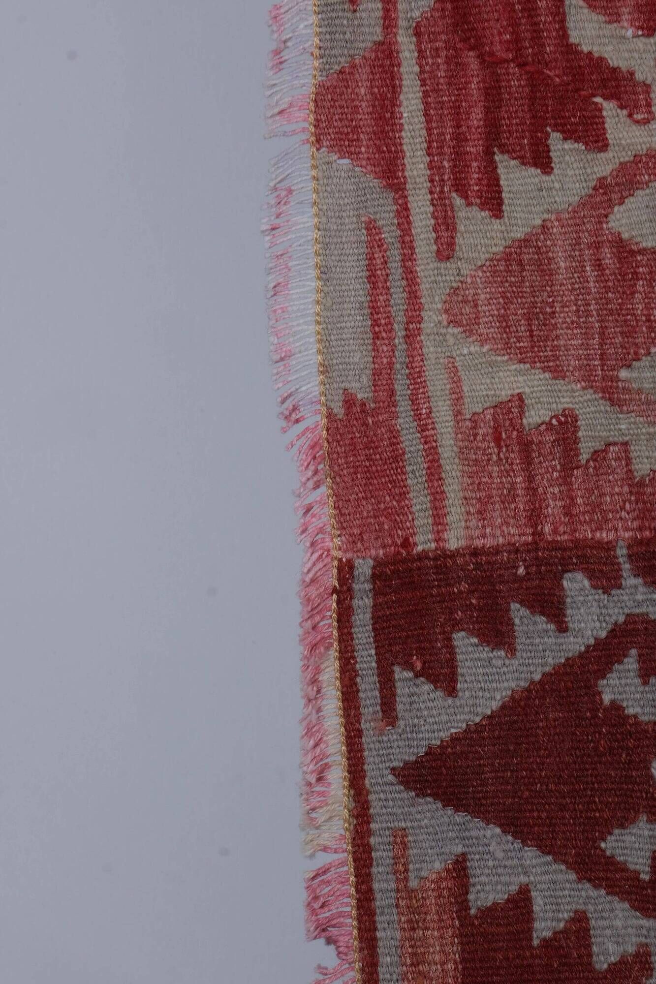 Vintage Turkish kilim, handwoven, 309x371 cm.