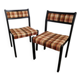 Paire de chaises années 60/70