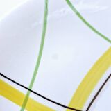 6 Vintage Gien Flat Plates Sarabande Model