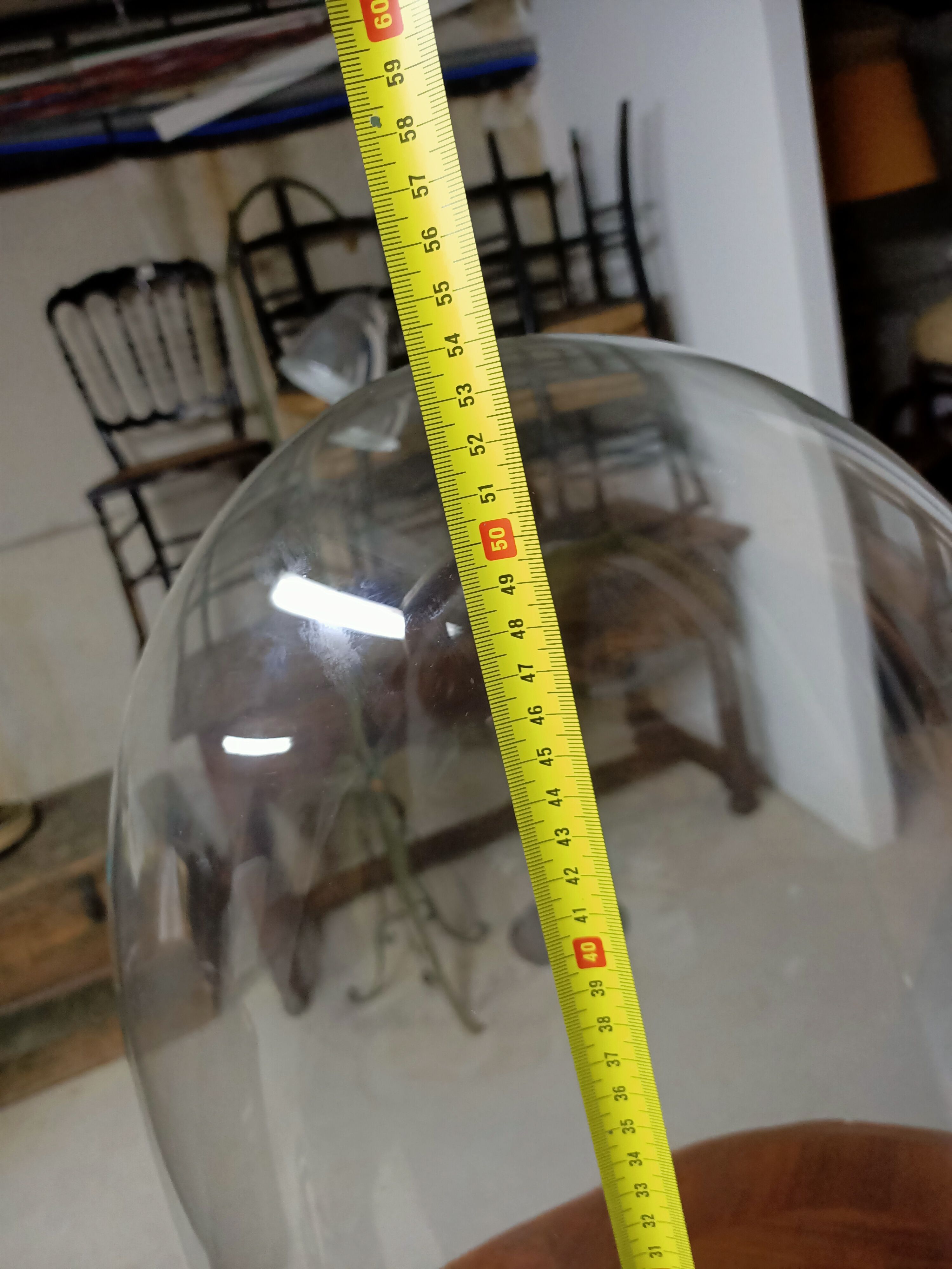 Napoleon 3 glass bridal globe