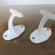 Pair of white cast iron patères art deco 30 40