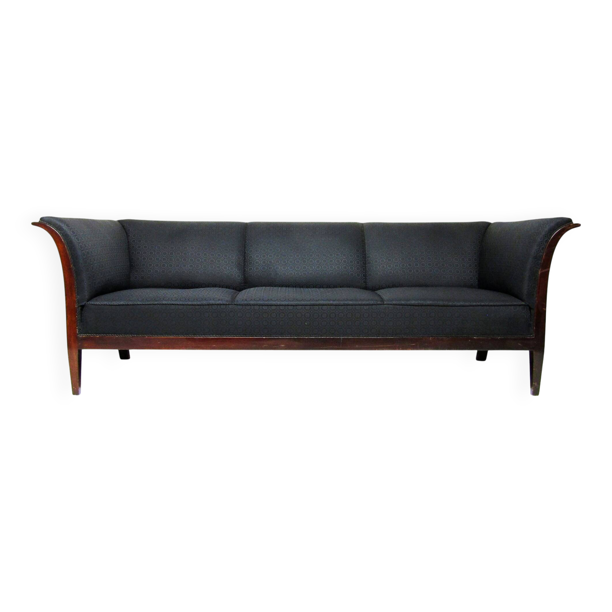 1930s Danish Art Deco 3-Seater Sofa by Frits Henningsen