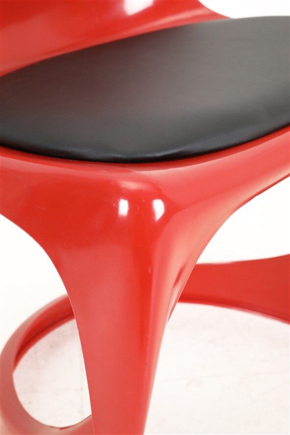 Reupholstered Cado / Steen Østergaard “290” / Space Age design / cantilever chair / 1960s / 1970s