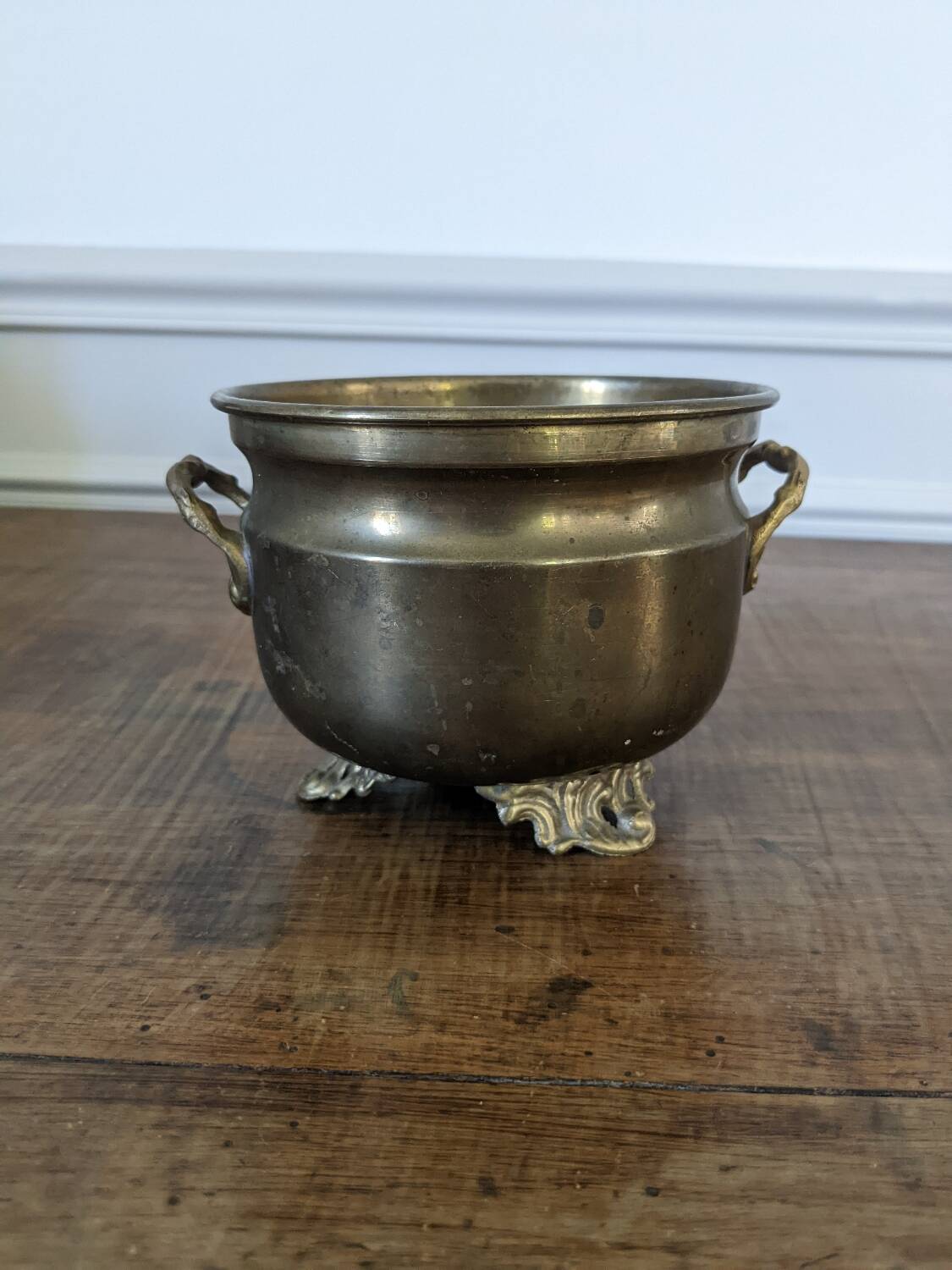 Brass flowerpot