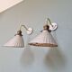 Pair of mercurized glass wall sconces, Maison Malabert, 1930s