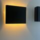 Pair of vintage Doria Leuchten wall lights, matte black, Germany 1970s
