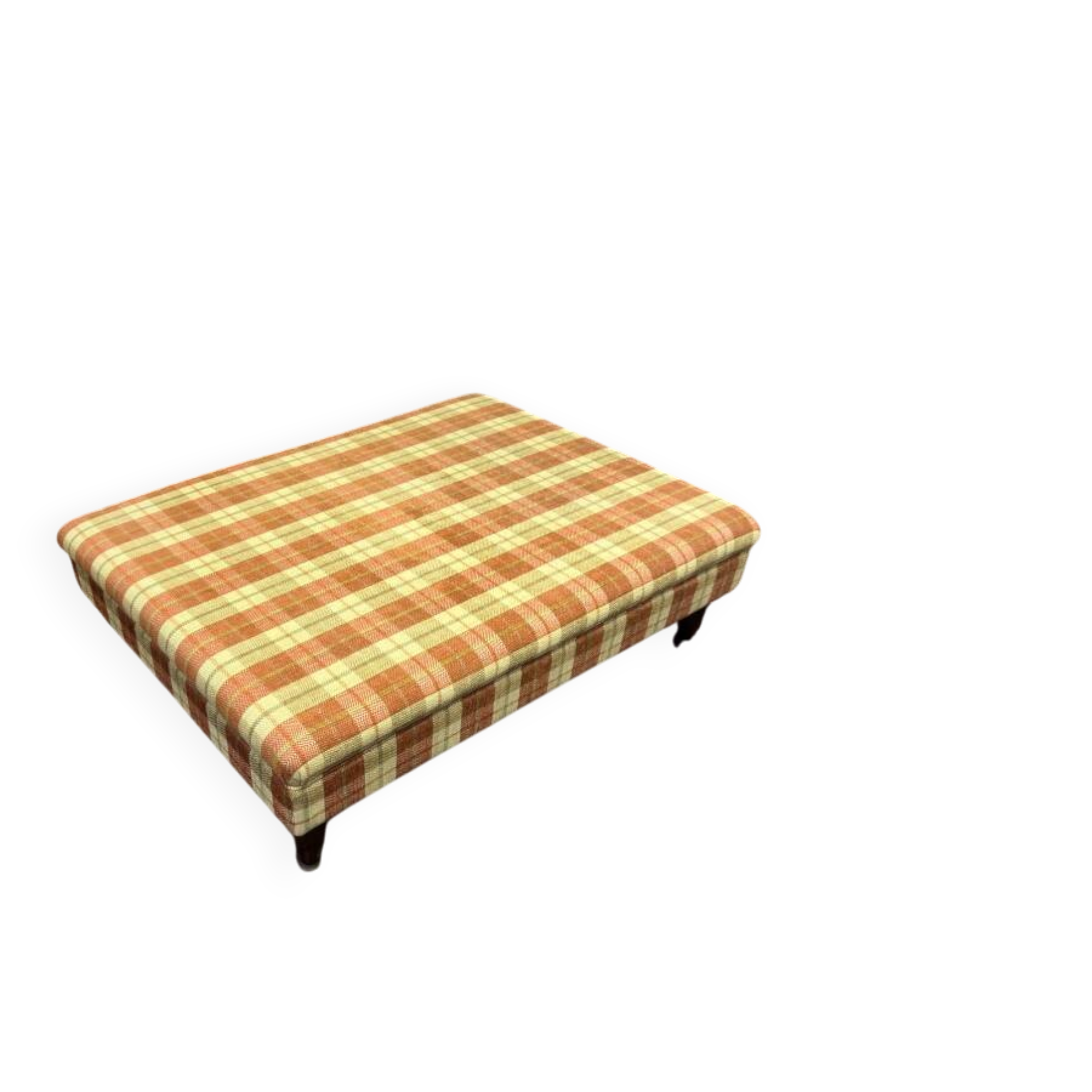 Grand pouf de table basse rembourré en anglais