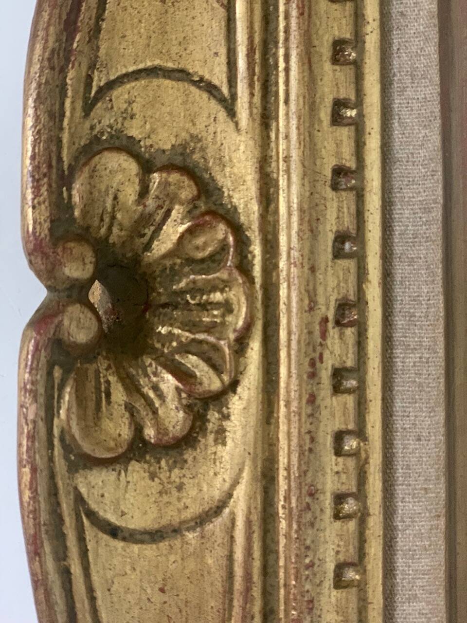 Wall-mounted mirror gilded Montparnasse frame vintage