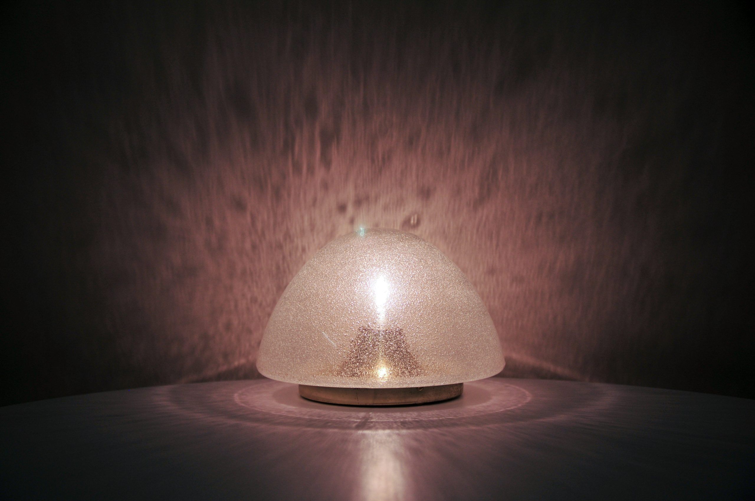 Vintage Hoffmeister-Leuchten bubble glass ceiling lamp.