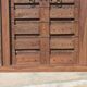 Indian door in old teak piece and patina of origin