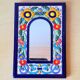 Set of 3 Artecer mirrors in cloisonned enamels