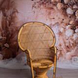 Emmanuelle wicker/rattan armchair