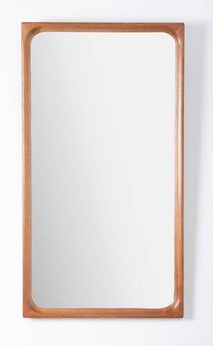 Wall Mirror with Teak Frame, Denmark, 1960s