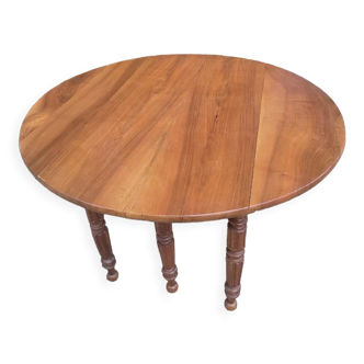 Round table folding shutter extensions 12 people solid wood