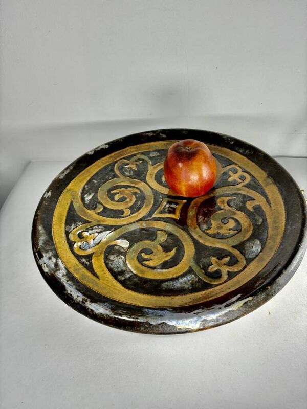 Plat vallauris Louis Giraud vintage 1930 XXL Art Déco