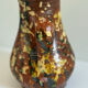 Studio ceramic pitcher with sprayed glazes – circa 1960-70