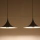 Ensemble de 2 lampes suspendues 'Semi' 38 cm Fog & Mørup / Torsten Thorup / Claus Bonderup / design danois moderne