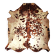 Cowhide rug 1970