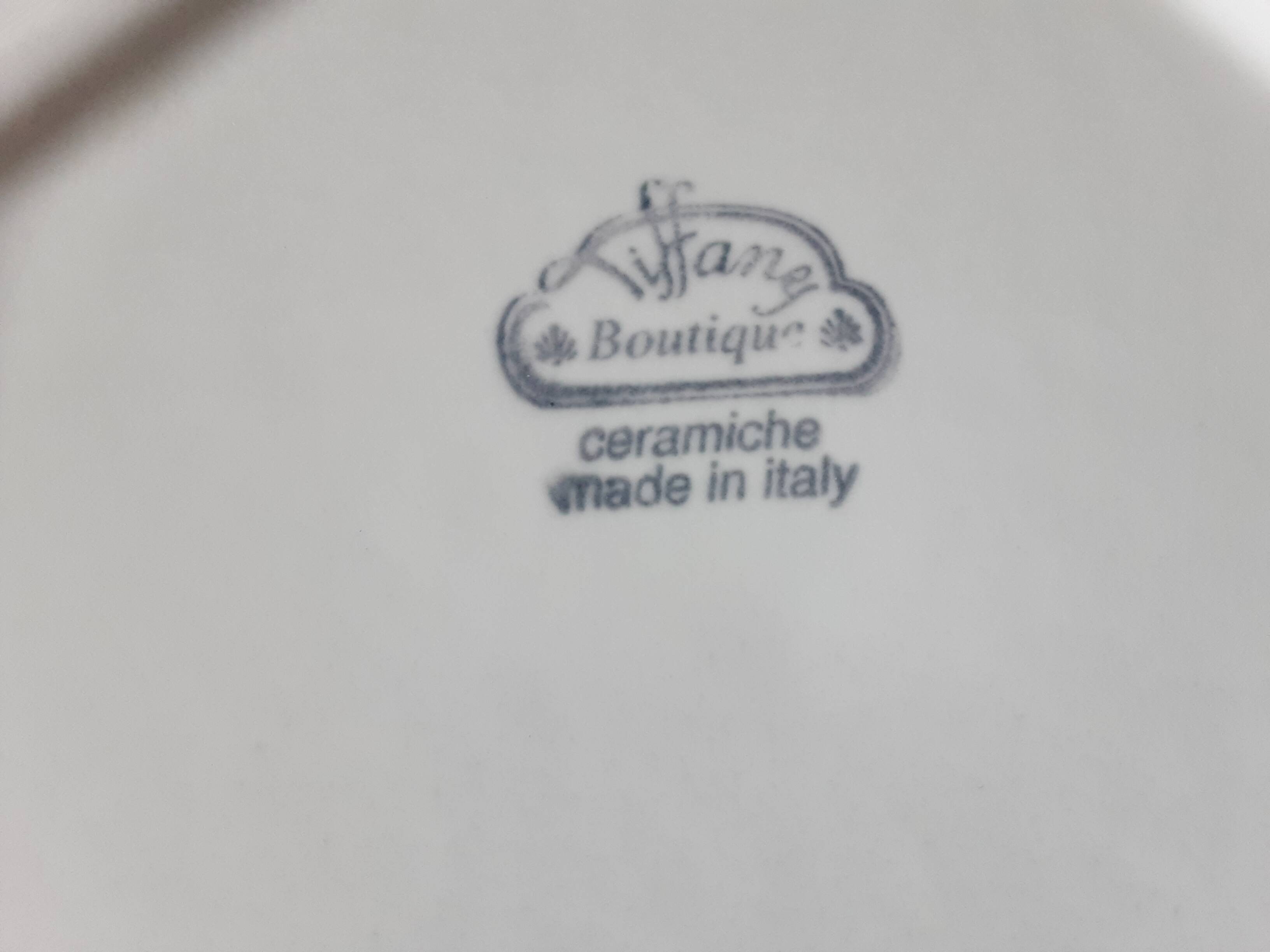 Tiffany plate, Italy