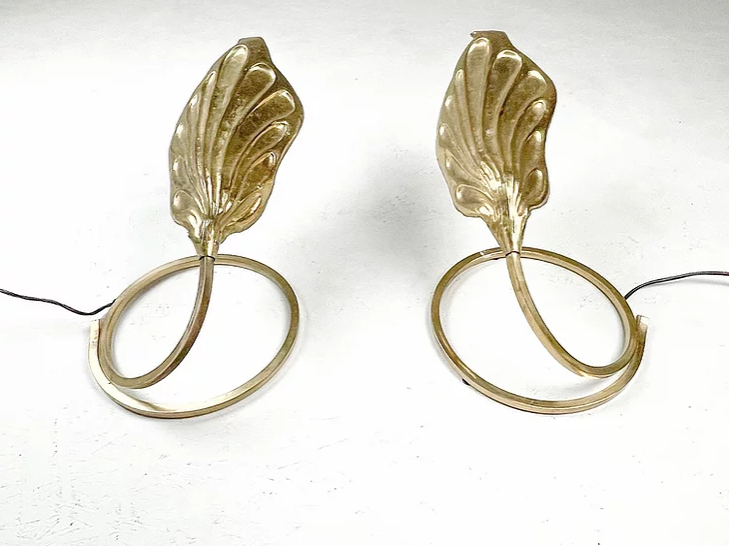 Pair of lamps to lay Bottega Gadda