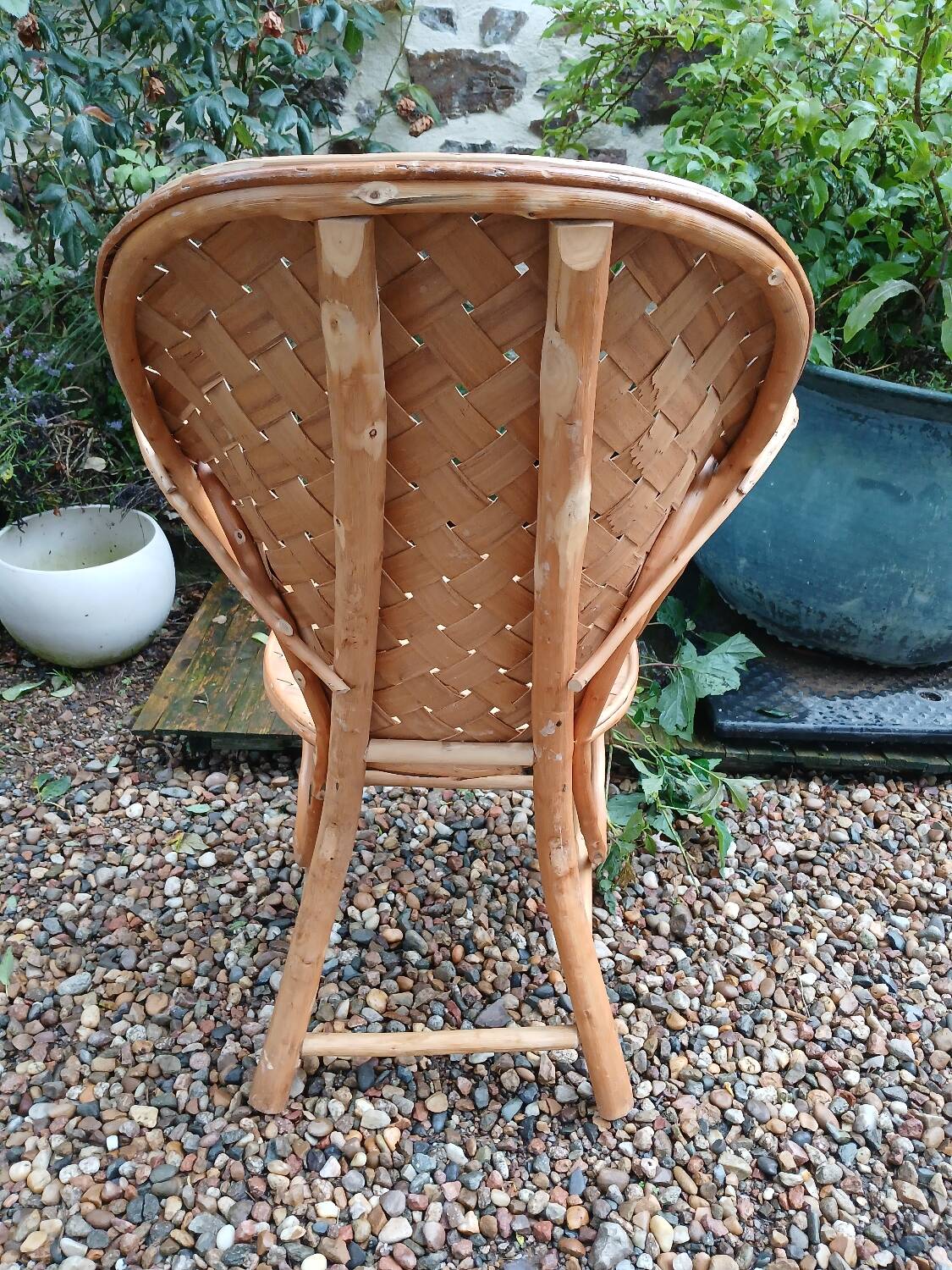 Chestnut armchair, 1960