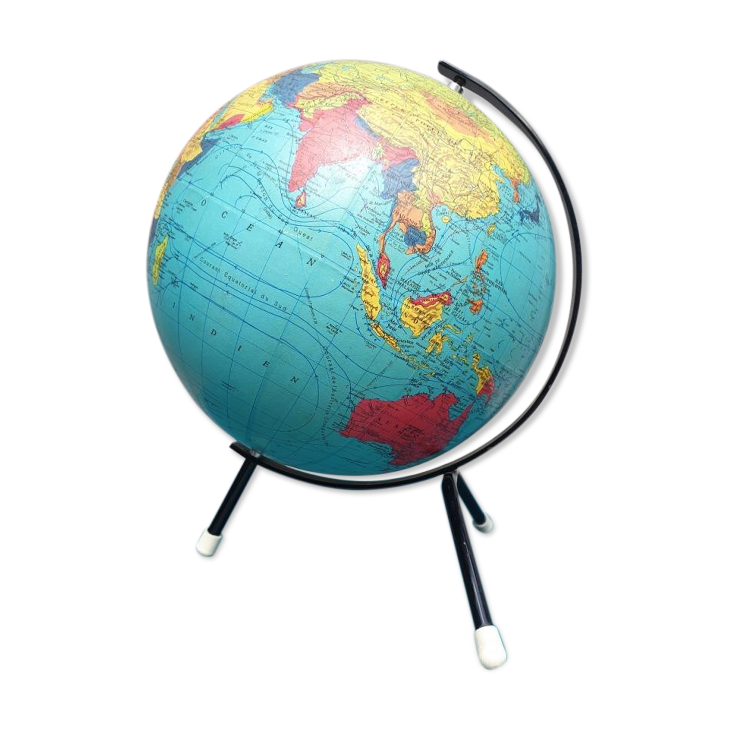World Map globe taride maps 1969